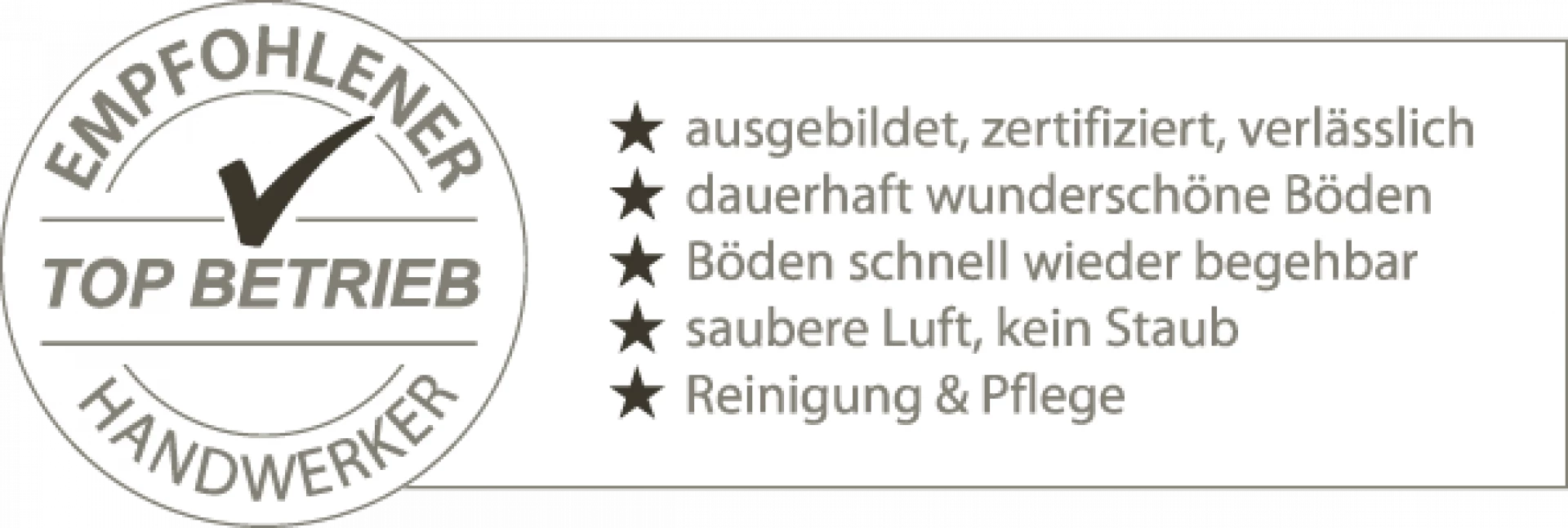 Siegel Top Handwerker